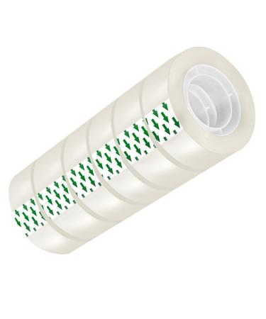 MJUNM Clear Tape Refills Rolls for Dispenser  Transparent Tape  6 Rolls  1 inch Core - Buy Online on GoSupps.com