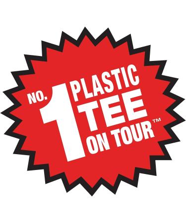 Pride Performance Golf Tee Striped - 3-1/4 Inch, 100 Count - Citrus Pink - Buy Online on GoSupps.com