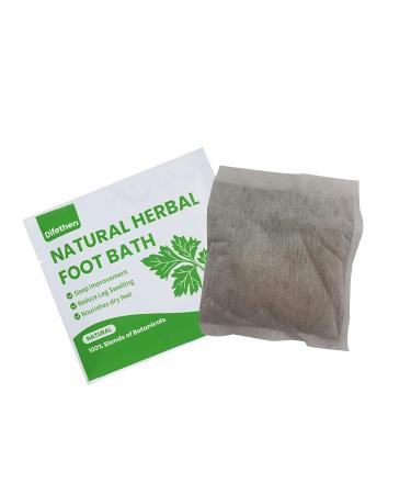 Difethen Natural Mugwort/Wormwood Herbal Foot Soak Bags (10PCS) - Anti-Swelling Foot Spa for Metabolism & Lymphatic Ginger Bath - Foot Care Treatment | 15g/PCS - Buy Online on GoSupps.com
