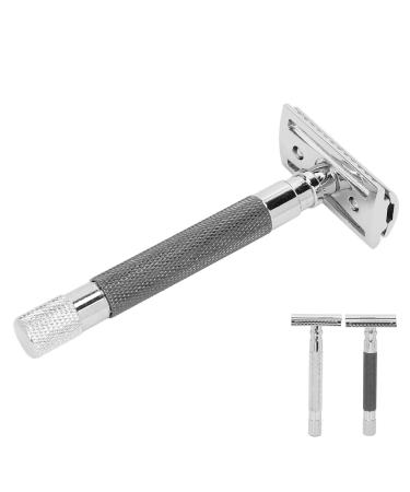 NSXAYIWE Dual Purpose Razier Double Cutting Safety Razier Manual Men Razing from Zinclegation old-fashioned razor for men (iron-containing)