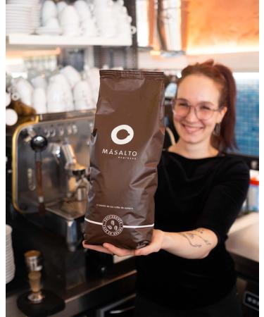  M salto M salto Espresso Coffee Beans - 100% Arabica - Specialty Coffee - Sustainable - 100% Recyclable - Artisan Roast - 1kg - Buy Online on GoSupps.com