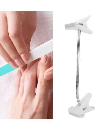 Nail Art Hand Model Holder Flexible Nail Manicure Practice Hand Fixing Clamp Clip Manicure Tool for DIY Nail Art Home Salon