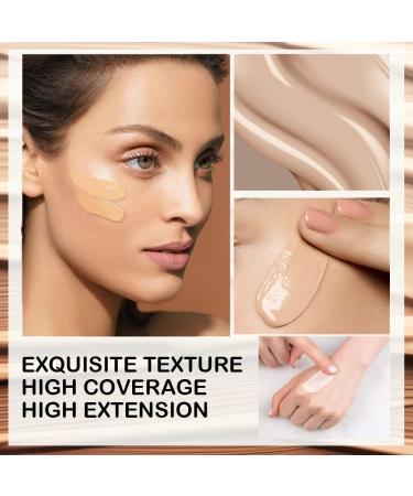 Flawless Soft Matte Liquid Foundation - 24HR Oil Control Makeup (103 Warm Peach) - Buy Online on GoSupps.com
