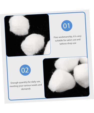 12 Absorbent Cotton Balls Cotton Beauty Accessories Cosmetic Cotton Balls Care Supplies Pure Cotton Balls Beautician Supplies White Water Absorption Kit - Buy Online on GoSupps.com