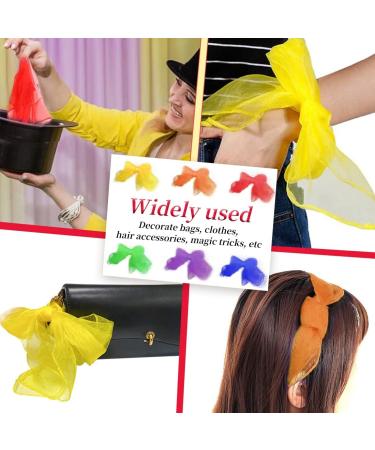 Buy Fukpo 6-Piece Chiffon Towel Set - Vibrant Performance Silk Scarves for Dance & Kids | International Shipping Available - Buy Online on GoSupps.com