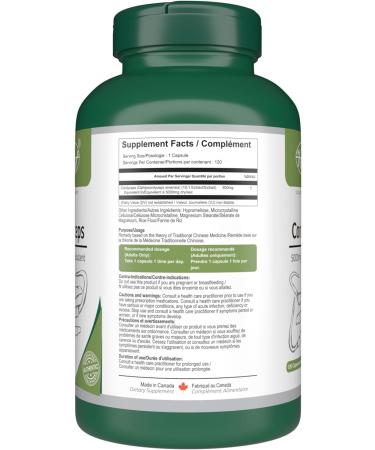 VORST Cordyceps Sinensis Extract 5000mg Dry Equivalent 120 Vegan Capsules | Mushroom Supplement | Powder Pills | 1 Bottle 120 count (Pack of 1) - Buy Online on GoSupps.com