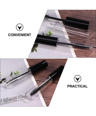 Healeved 48 Pcs Mascara Tube Refill Empty Tubes Eyelash Wand Bottle Empty Eyelash Tube Mascara Clear Plastic 1 g (Pack of 1) Blackx3pcs - Buy Online on GoSupps.com