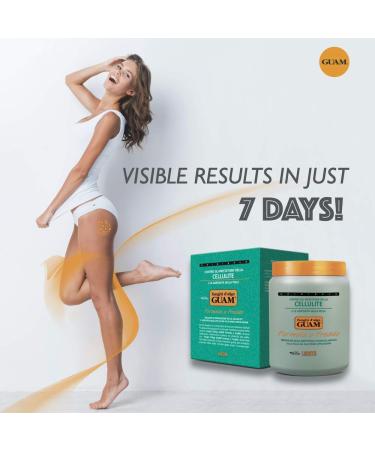 GUAM Anti-Cellulite Seaweed Mud Cold Formula - 1KG | Body Wrap for Cellulite & Skin Tightening | Professional Cellulite Removal Treatment - Buy Online on GoSupps.com
