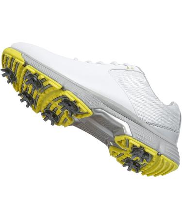 Men's Waterproof Spikeless Golf Shoes | Outdoor Sport Trainers | Size 13 14 7 | White Grey-Spikes - Buy Online on GoSupps.com