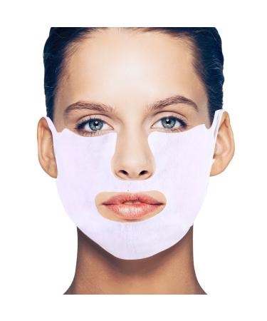 10 Pieces V Face Mask Set | Hydrotherapy Whitening Neck & Chin Mask for Anti-Aging Dark Spot Reduction & Fine Line Care - Buy Online on GoSupps.com