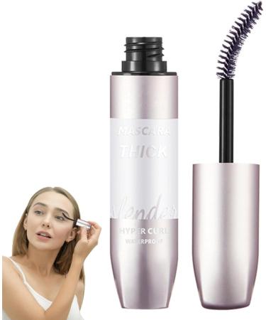 4D Fiber Lash Mascara | Voluminous Makeup Lash Mascara for Makeup Lovers - Elastic Brush Head Make Lashes Look Thick and Long for Mother Wife Girlfriend Black - Buy Online on GoSupps.com