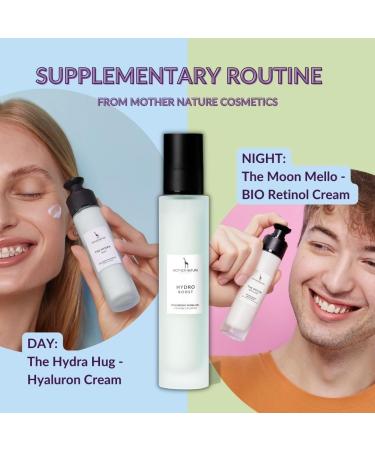 Hyaluronic Acid Moisturiser Gel with Organic Aloe Vera | Natural Vegan Face Care | Intensive Hydration & Anti-Ageing - 100ml - Buy Online on GoSupps.com