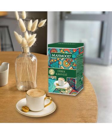 Mahmood Caf Dibek Traditionnel M lange avec Pistache Sauvage et Caroube Moulu Cr meux et Aromatique Bo te en M tal 400g - Buy Online on GoSupps.com