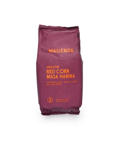 Masienda Heirloom Red Corn Masa Harina/Flour. Nixtamalized Corn Flour Perfect for Corn Tortillas, Tamales, Tostadas, Pupusas, Arepas and More. Gluten-Free, Non-GMO, Preservative-Free. 2.2 Pounds.