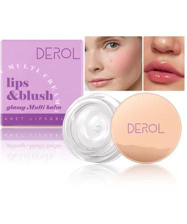 Color Changing Blush  Blush Rouge Color Changing Blusher  Moisturizing Color Changing Clear Blush Lip Gloss  2-in-1 Cheek and Lip Cream Rouge for Cheek and Lip