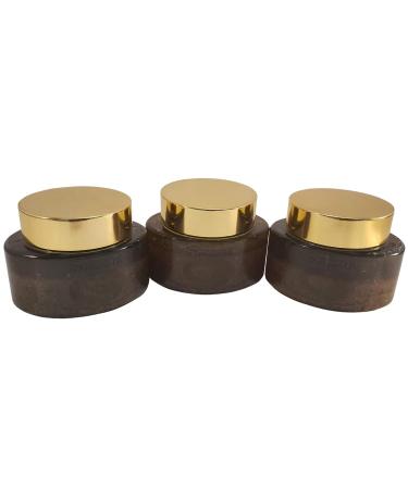 Aureate Luxury Skincare Full-Sized Luxury Scent Trios SMOOTH Polishing Luxury Body Scrub All-Natural Small-Batched Handmade Artisanal Exfoliating Skin-Smoothing All-Purpose Scrub - Buy Online on GoSupps.com