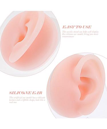 Piercing Kit Jewelry Tools | Silicone Ear Model for Ear Piercing Set | Reusable Fake Ears Necessities - 11.5x7.5cm - Buy Online on GoSupps.com
