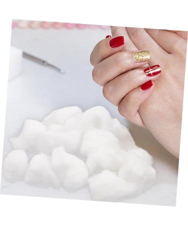 PLAFOPE 3 Manicure Tools Cotton Balls Gel Nail Polish Nail Gel Cleaning Cotton Nail Wipes Cotton Pad Cotton Rounds Algodones Para Desmaquillar Nail Remover Tool Nail Cleaning Cotton White - Buy Online on GoSupps.com