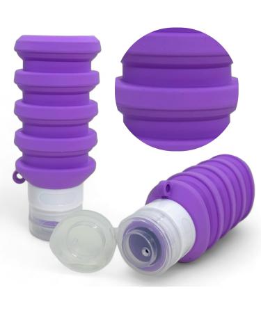 Mijoma 4-Part Travel Set | Leak-Proof Foldable Silicone Bottles for Shampoos & Liquids | Colorful Hand Luggage with Suction Cup & Brush - Buy Online on GoSupps.com