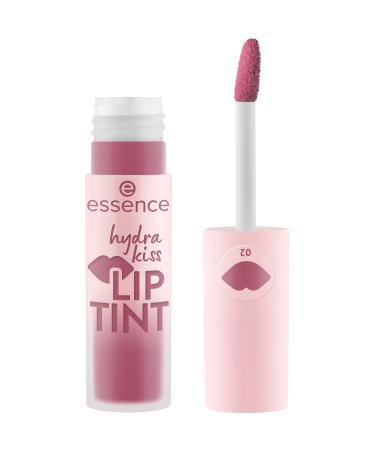 Essence Cosmetics Hydra Kiss Lip Tint encre L vres Longue Dur e Effet Colorant Naturel Brillant (4ml) Vintage Rose