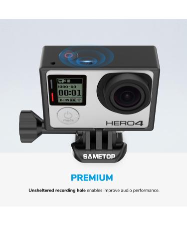 Sametop Frame Mount Housing with Lens Cap for GoPro Hero 4 3+ 3 - International Shipping Available - Buy Online on GoSupps.com