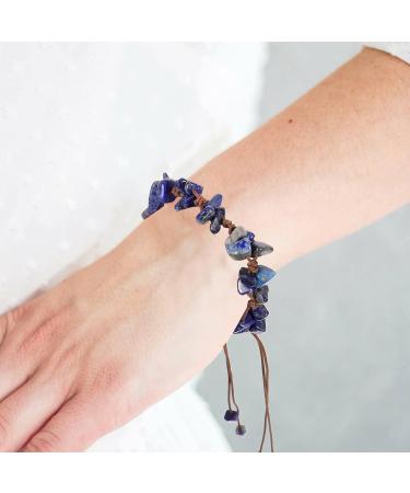 TENDYCOCO stone bracelet bracelets aesthetic bracelets adjustable bracelet natural adjustable rope stone bracelets agate birthday present Miss to weave crystal gravel beaded gravel crystal - Buy Online on GoSupps.com