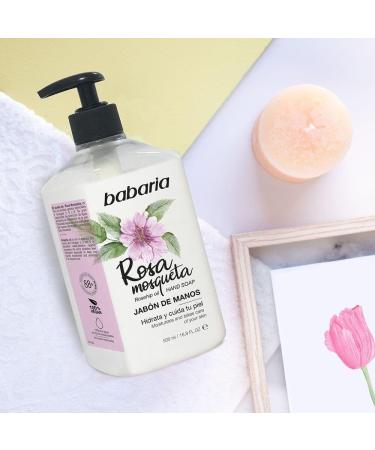 Babaria 1004-27038 Rosehip Oil Pump Hand Soap 500ml - Buy Online on GoSupps.com