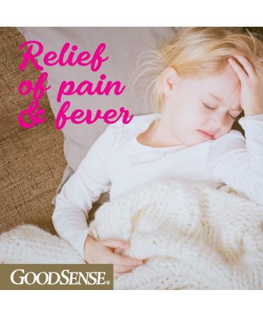 GoodSense Children's Ibuprofen Oral Suspension 100 mg per 5 mL - Bubble Gum Flavored Pain and Fever Relief - 4 Fl Oz (Pack of 1) - Buy Online on GoSupps.com