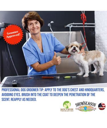 Bath & Brush Therapies Christmas Spice Pet Cologne 4.5 oz for Dogs | Long-Lasting Odor Eliminator | Cruelty-Free | Paraben-Free | Made in USA - Buy Online on GoSupps.com