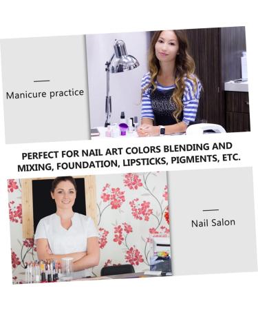 Didiseaon 2 Sets Palette Set - Stainless Steel Nail Art & Makeup Mixing Trays | Pigment Paint Scraper & Cosmetic Tools for Professional Nail Color Art - Buy Online on GoSupps.com
