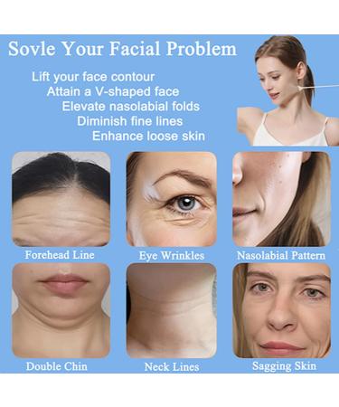 Instant Face Lift Tape & V-Shaped Bands - Invisible Facial Lifting Tools for Wrinkles Jowls & Double Chin - Effortless Skin Renewal - Buy Online on GoSupps.com