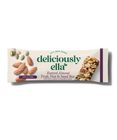 Deliciously Ella - Fruit Nut and Seed bar Gluten-Free Vegan Friendly Healthy Snack 40g (12 bars) (Almond) Almond 12x 40g - Buy Online on GoSupps.com