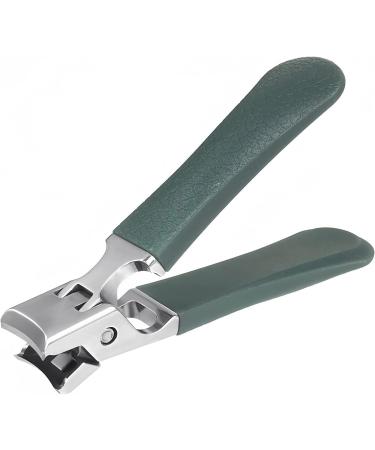 SG Nekoo Nail Clippers for Thick Nails - Ultra Sharp Curved Cutter for Adults, Men, Women, Seniors - Mid-Dark Green - Buy Online on GoSupps.com