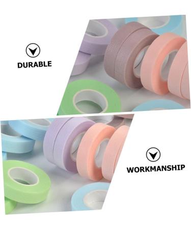 POPETPOP 8rolls Tape Fabric Facial Tape Foam Lash Tape Eyelid Tape White Gaffer Tape Adhesive Eyelash Tapes Foam under Eye Pads Grafting Microporous Cotton Stem Stickers - Buy Online on GoSupps.com