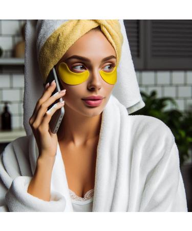 Luxurious Puffiness-Reducing Eye Patches - Rejuvenating Formula for Tired Eyes | Ideal Mom Gift Set | 20 Count - Buy Online on GoSupps.com