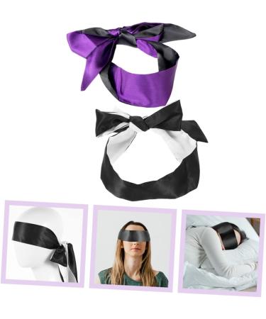 10 Pcs Silk Sleep Masks - Fully Light Blocking Adjustable Eye Masks for Travel & Relaxation - Assorted Colors - Buy Online on GoSupps.com