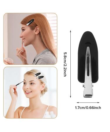 Lusofie No Bend Hair Clips Set - 12Pcs Alligator Barrettes for Salon Hairstyle & Makeup Application - Buy Online on GoSupps.com