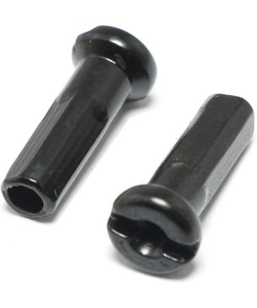 Pro Bamboo 36pcs Black Carbon Steel Bicycle Spoke Cap Set for 2mm Spokes | 14G Nipple | Mountain Bike Accessory - Buy Online on GoSupps.com