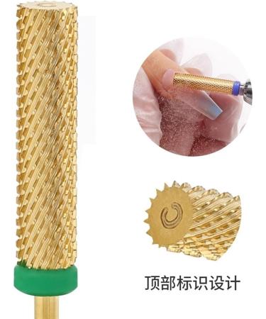 24mm Tungsten Steel Cylindrical Extra Long Nail Polishing Bits Various Grain Size Quick Removal Carbide Tipped Nail Drill Bits(Blue(m)) - Buy Online on GoSupps.com