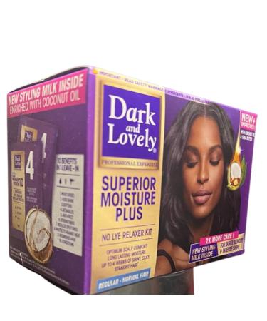 Dark and Lovely Moisture Plus No Lye Relaxer Normal