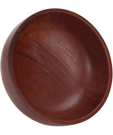 YFFTTKD Wooden Shaving Brush Bowl - Durable 9.6x4.5cm Stainless Steel & Rubber Wood | Perfect for International Shipping - Buy Online on GoSupps.com