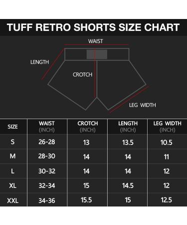 Tuff Sport Retro Muay Thai Boxing Shorts | Slim Cut MMA Kickboxing Workout Set | Large Tuf-msc105-ylw - Buy Online on GoSupps.com