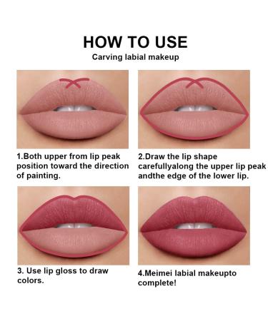 2Pcs Chestnut Mauve Rose Red Lip Liner & Colorstay Lipstick Set | Long Lasting 24H Matte Finish | Original Labiales Mate 24 Horas | 0.21 Fl Oz (Pack of ...) - Buy Online on GoSupps.com