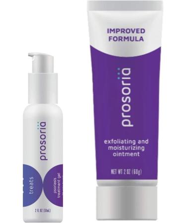 Prosoria Psoriasis Treatment System - Clinical Strength with Natural Botanicals | Soften, Restore & Treat Skin | 2 Fl Oz (Pack of 2) - Buy Online on GoSupps.com