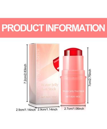 Cooling Water Jelly Tint | Vegan Lip & Cheek Stain | Buildable Blush Stick | Cruelty-Free Makeup - Buy Online on GoSupps.com