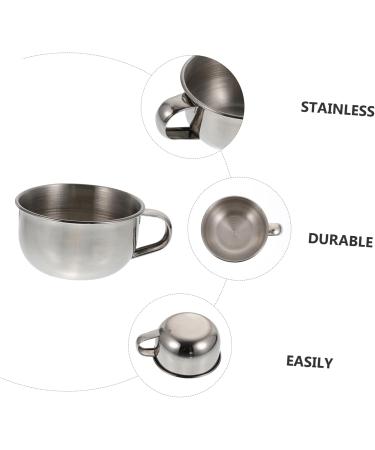 Beavorty 4pcs Stainless Steel Shaving Soap Bowl Set | Travel-Friendly Cream Bowls for Men s Grooming - Buy Online on GoSupps.com