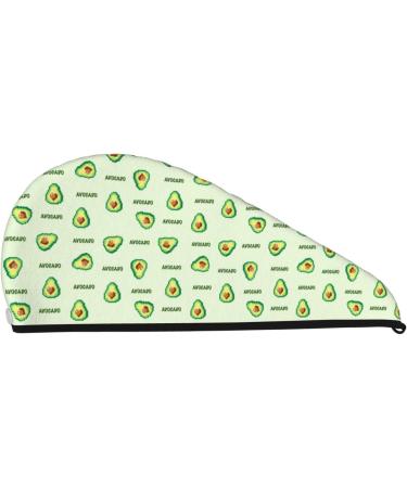 Green Avocado Microfiber Hair Towel - Super Absorbent Quick Dry Hair Wrap for Women | Ideal for Long Curly & Thick Hair - Buy Online on GoSupps.com