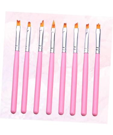 Healeved 2 Sets Nail Painting Tool Builder Gel for Nails Salon 3d Nails Tool Nail Art Brush Kit De Manicura Nail Gel Nail Painting Brush Gel Builder for Nails Accessories Pink Manicure - Buy Online on GoSupps.com