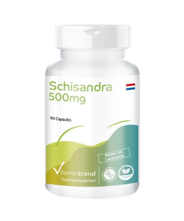 Schizandra 500mg with 135mg schisandrine 90 capsules high dosage vegan bioavailable supplements from Germany Vitamin trend