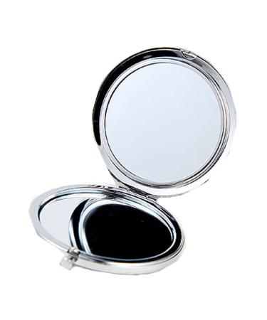 KOLIGHT Mini Portable Metal Fold Pocket Makeup Mirror - Double Sided (Normal & Magnifying) - Pink - Buy Online on GoSupps.com